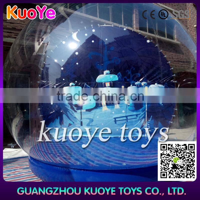 christmas inflatable snow globe