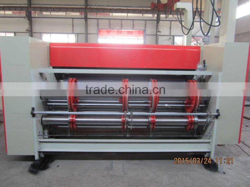 Flexo ink printing machine for corrugated cardboard making