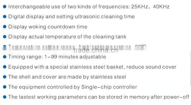 high quality digital Ultrasonic Cleaner with good price