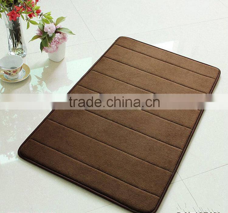 Classical Design bath mat changes color , cotton bath mat