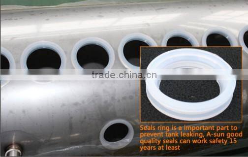 low pressure vacuum tube solar water heater with Inmetro certification