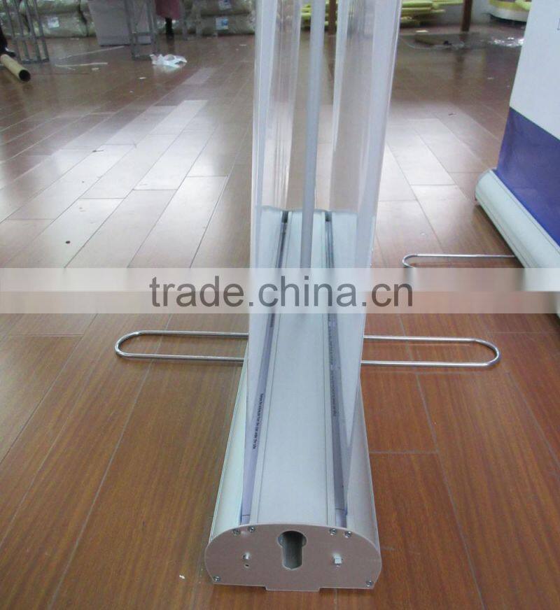 double side roll up stand