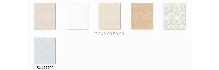 economic printed yarn wallpaper, french bold floral decorative wallpaper for restaurant , smoke-proof wallcovering shop