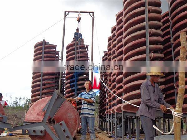 spiral separator for silica sand processing plant