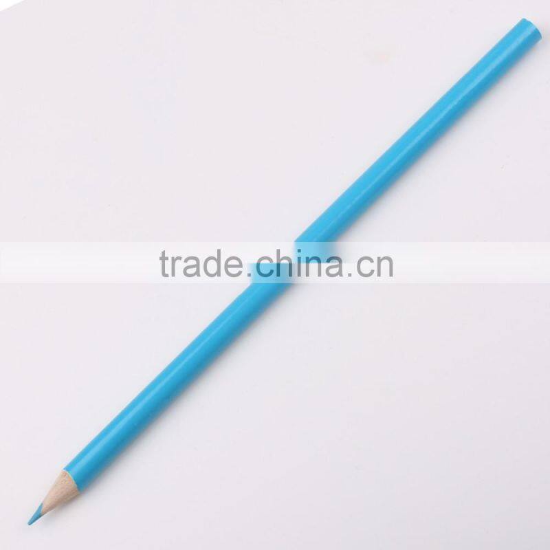 Promotional high quality wooden rainbow color art drawing pencils