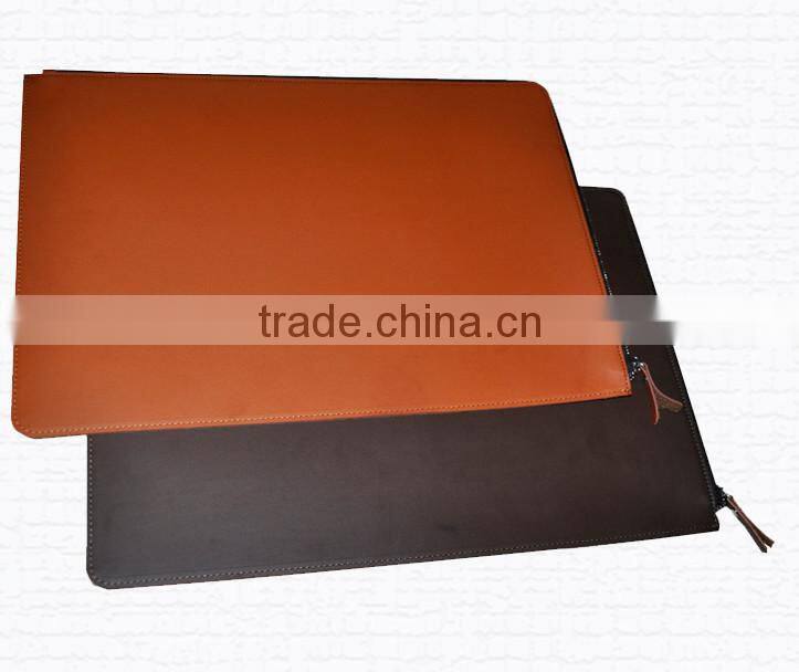 Hot selling high quality felt with leather laptop bag for promotion,cheap designer laptop bags