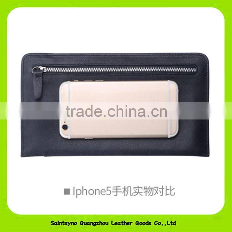 16898 RFID blocking Genuine leather bright-coloured fashion design lady wallet
