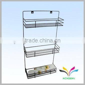 High quality hot sale customized 4 tiers removable metal bathroom shelf