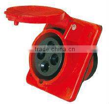 Industrial connector coupler 3P+E 380-415V~ 16A 4pin single phase IP44 214/224