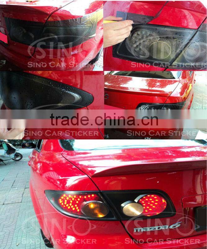 CARLIKE 12"x394" 3D Lens Green Adhesive Film Car Headlight Vinyl