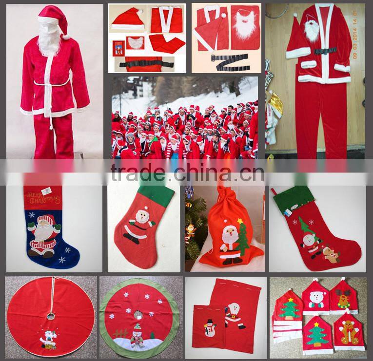 Bule Fleece santa hats