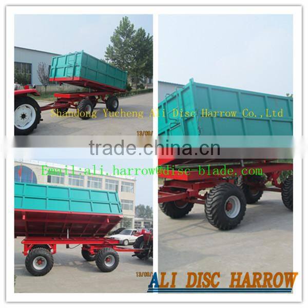 7CX-8T 4 wheel farm trailer for sale for Africa market 2016 ON PROMOTION