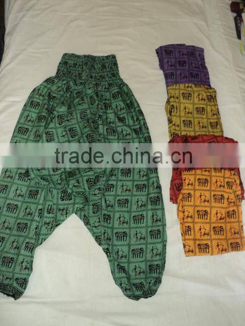 saree printed harem fashion pajamas afgani