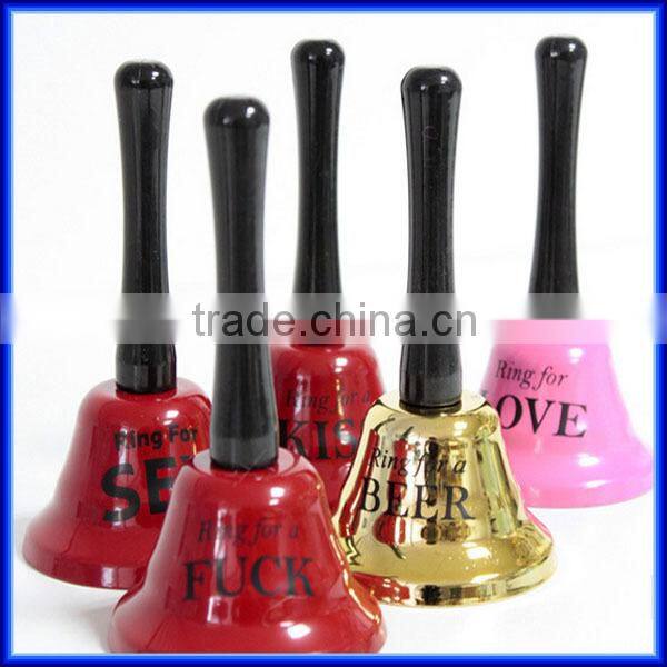 Novelty metal cow bell/metal round bells/ring bell for sex