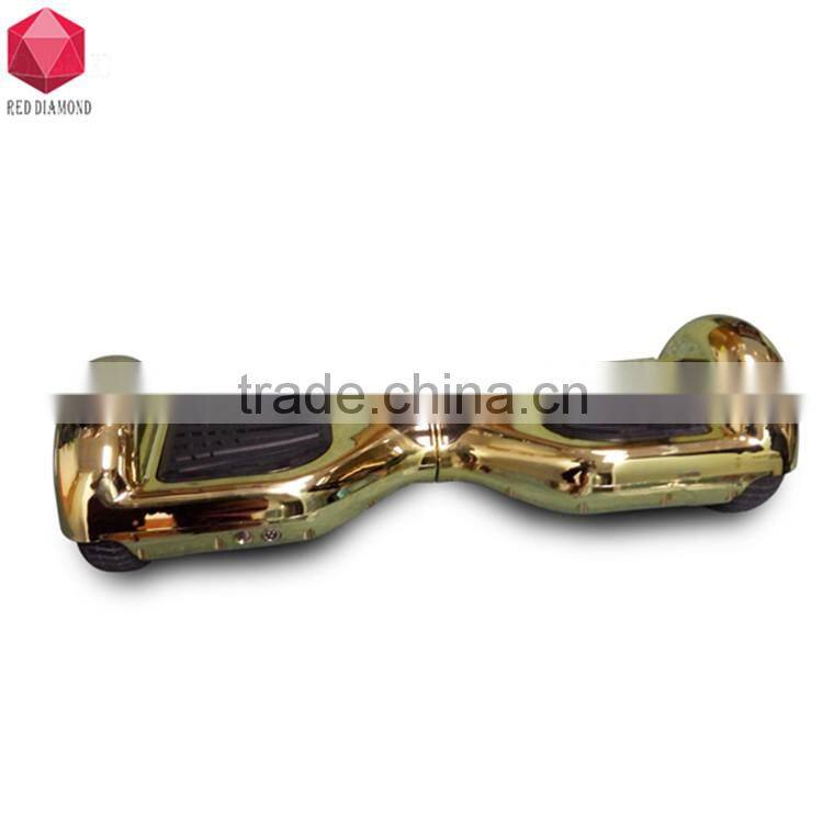 2015 Chrome gold rose electric scooter self balancing flash B1with bluetooth