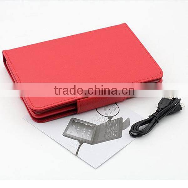 Fashion Red External Wireless Tablet PC Keyboard for Android Mobile Phone