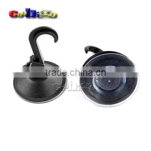 73*54mm Black Plastic Suction Cup Holder Kitchen Bathroom Bedroom Wall Hanger Holder #FLC211-B