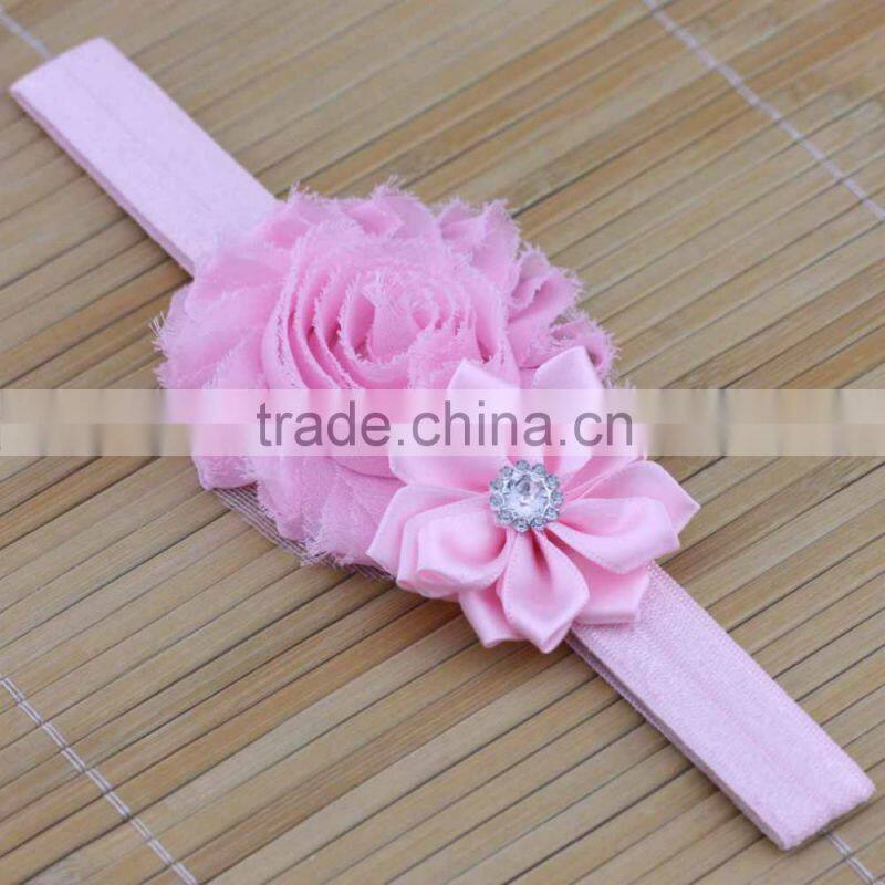 Newborn Baby Girls Flower Headband Soft Elastic Band Headwear Hair Accessories