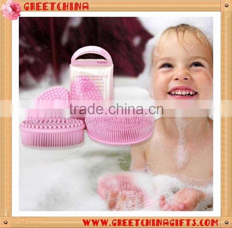Shampoo Brush, Silicone Baby Head Massage Hair Comb Wholesale for Baby