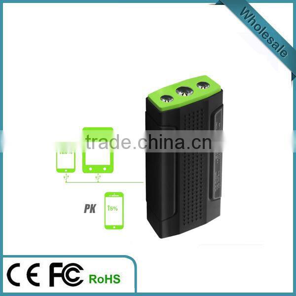 hot new products for 2015 portable charger power bank with three led light