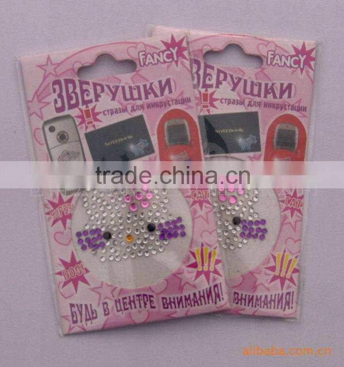 Top Sale Mobile Phone Acrylic Sticker/acrylic sticker / crystal sticker