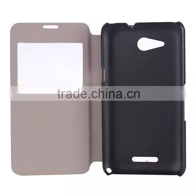 PU sublimation print custom cell phone case for SONY E4 edge