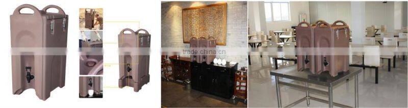 Cafe equipment, plastic thermal beverage server, beverage server with PU insulation