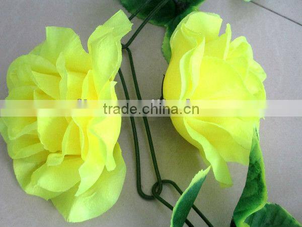 10 heads Artificial Rose Flower Vine for wedding decoration