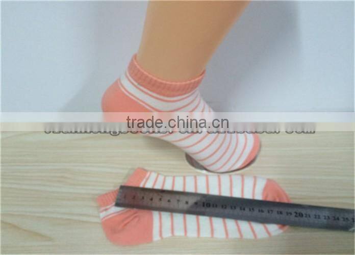 casual stripe women/ ladies ankle sock for all seasons