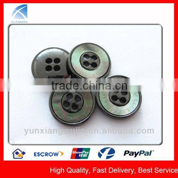 YX1022 Custom Made 2 Holes Metal Shirts Buttons
