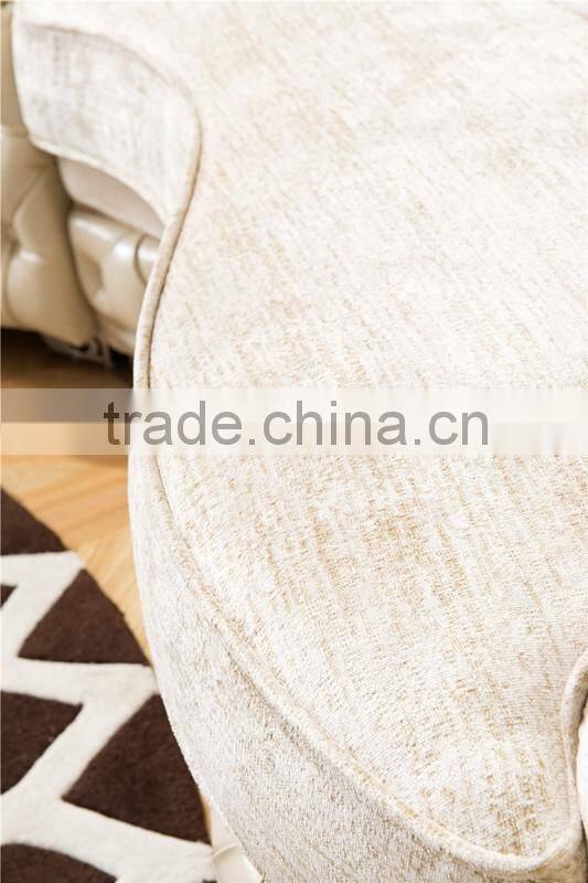 Tufted beige velvet sectional chesterfield sofa set classic italian design AL043