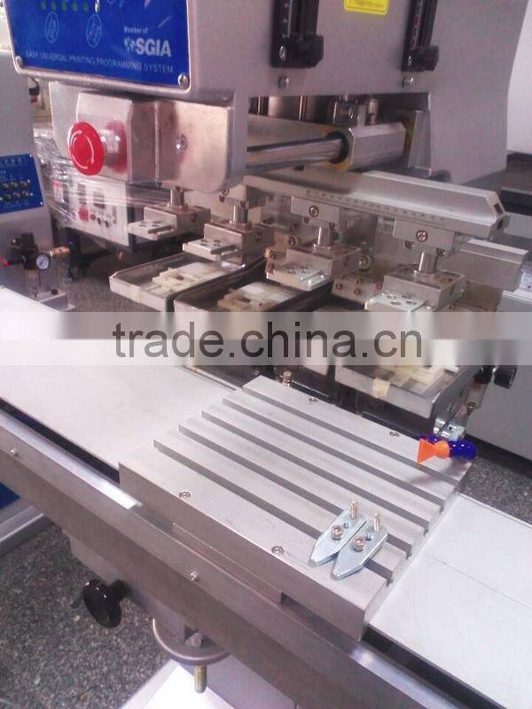 GW-P4/S multicolor ball pad printing machine with shuttle system