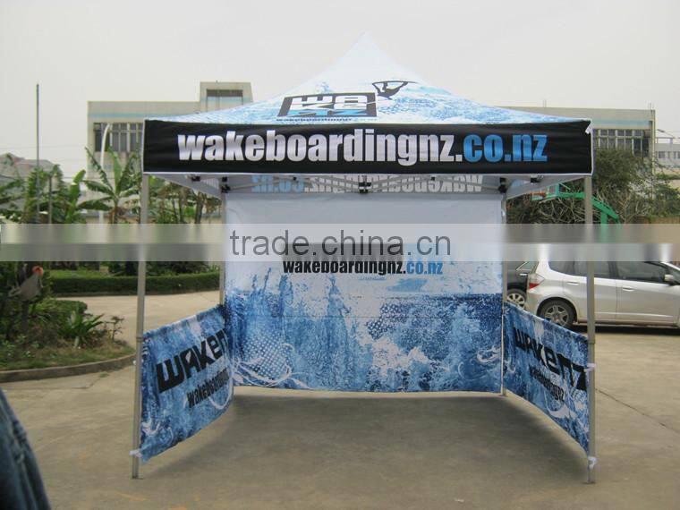 China Factory Sale 3X6 Retractable Foldable 10X20Ft Dye Sublimation Printed Marquee Tent