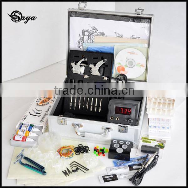 Newest Design Best Selling Cheap Double Guns Tattoo Kit