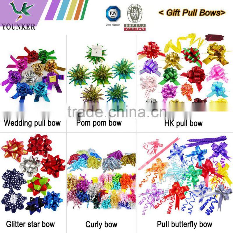 2015 New Design Hot Sale Packing Wrap Gift Pull Bows