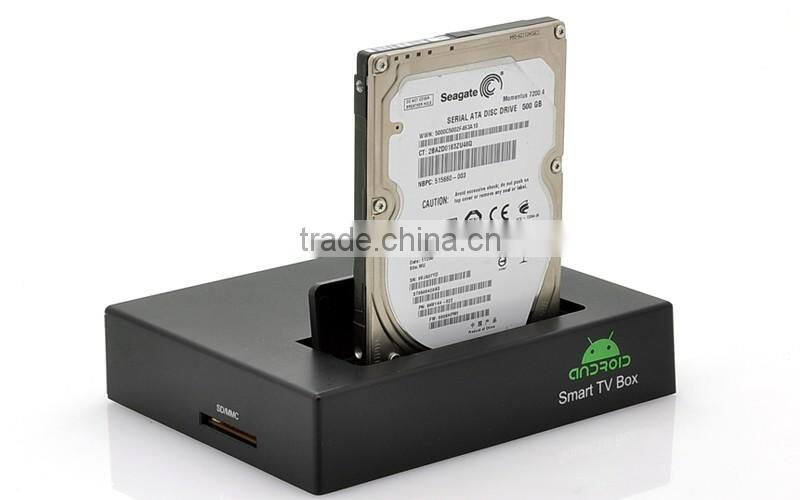 Android tv box ShenZhen,smart tv full hd 1080p porn video android tv box 4.2.2 ,customized RTC battery /SATA/VGA port/6 *USB