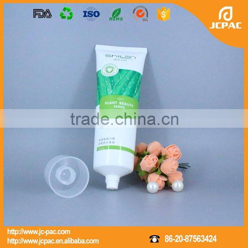 120ml plastic squeeze tube cosmetic for facial cleanser