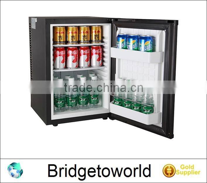 40L Upright Display Mini Fridge Refrigerator with Glass Front