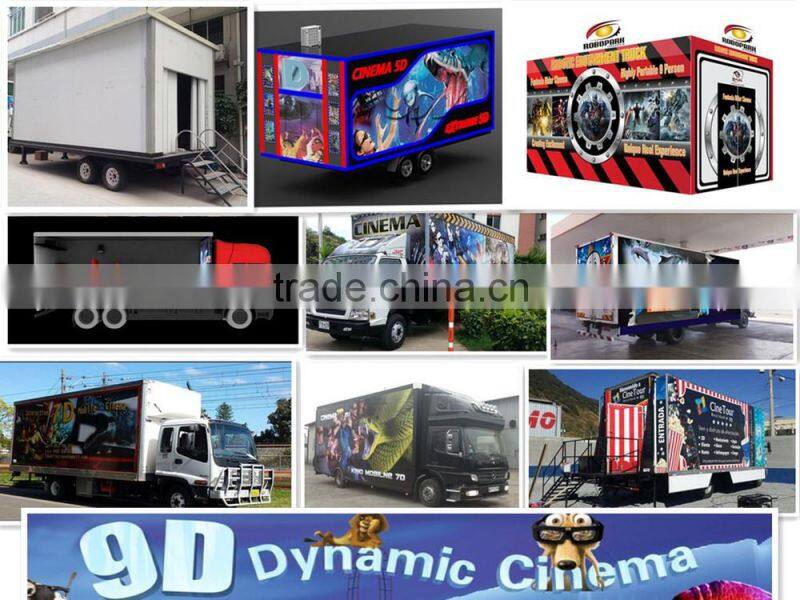 Profitable Mini 5d Cinema , 2 Seats Luxury Hydraulic / Electronic Motion Chair