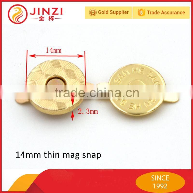 14mm magnetic snap closure for purse