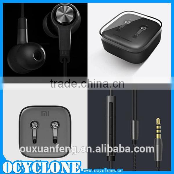 2015 hot new original xiaomi earphone piston III with volume control