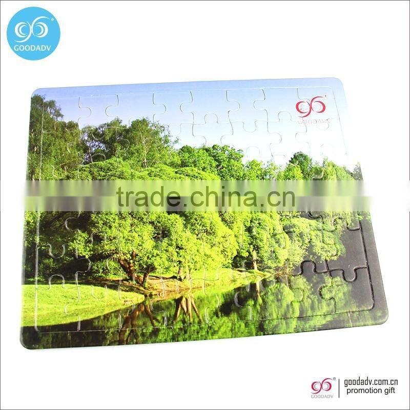Recycled paper puzzles/square paper puzzle block/paper puzzle