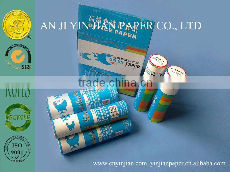 High quality thermal fax paper roll fax paper in packing &printing