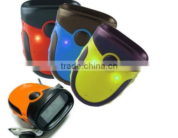 Multifunction LED Light FM Radio Pedometer with Alarm Clock function