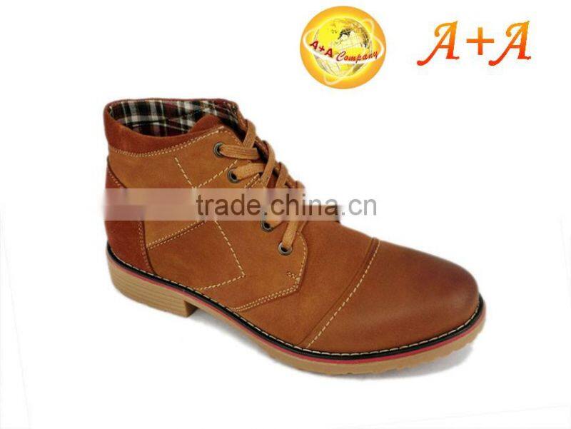 Popular comfortable Fashion Men's Boots Leather Boots