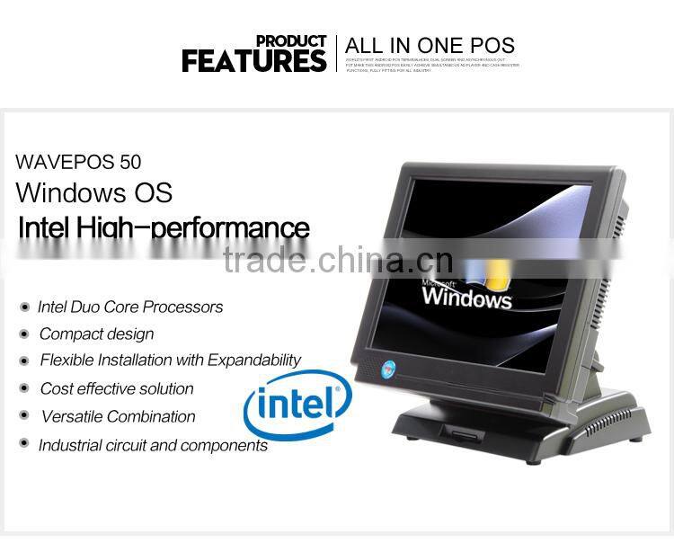 Window POS Terminal Device All in one Touch Screen POS