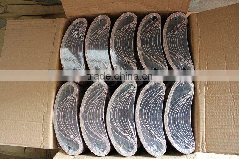 glass black silicone flat belt