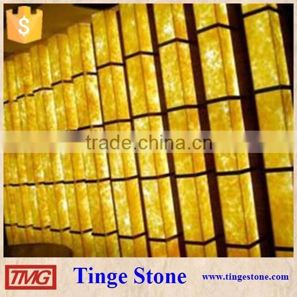 Vein Cut Backlit Translucent Onyx Panel