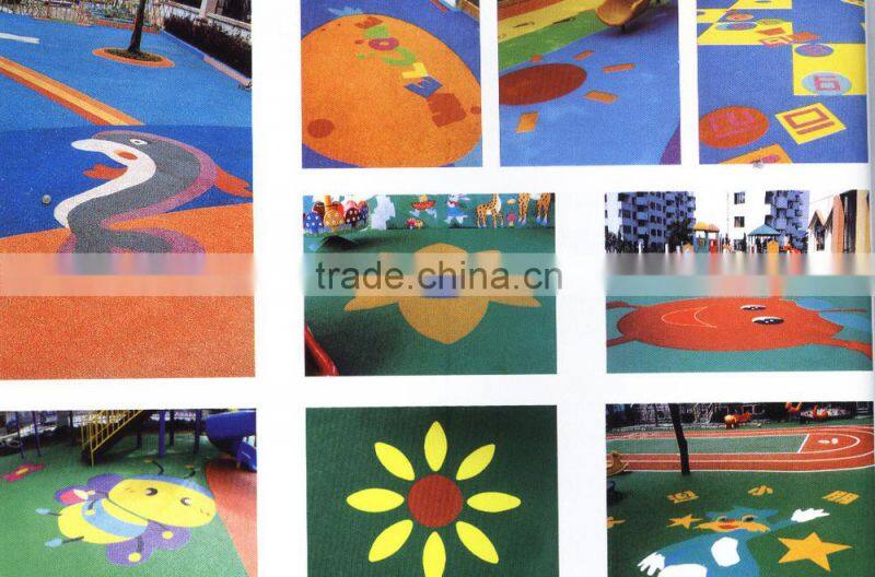 EPDM rubber granules/polyurethane binder rubber granules for athletic tracks-G-Y-151221-1