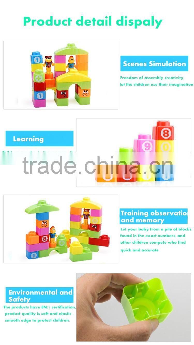 Funny Plstic building blocks for children